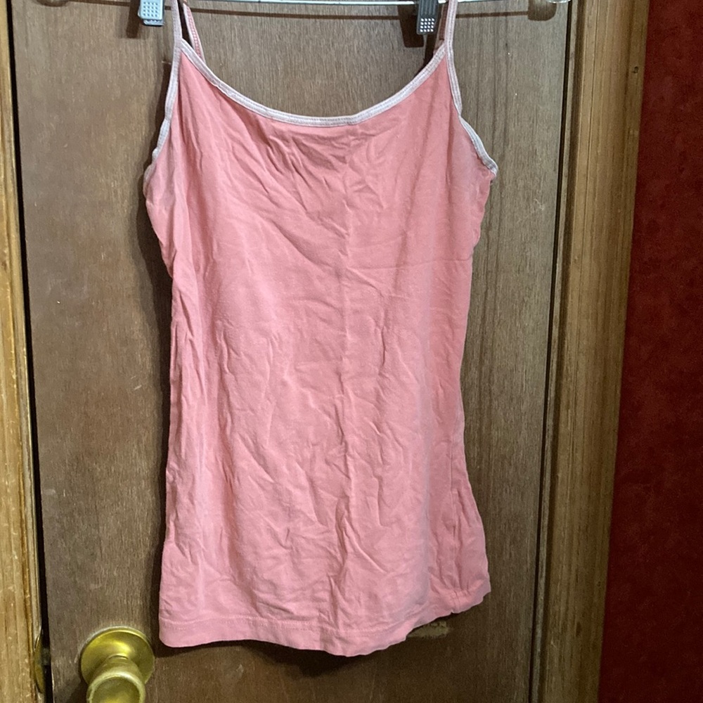 Pink spaghetti strap